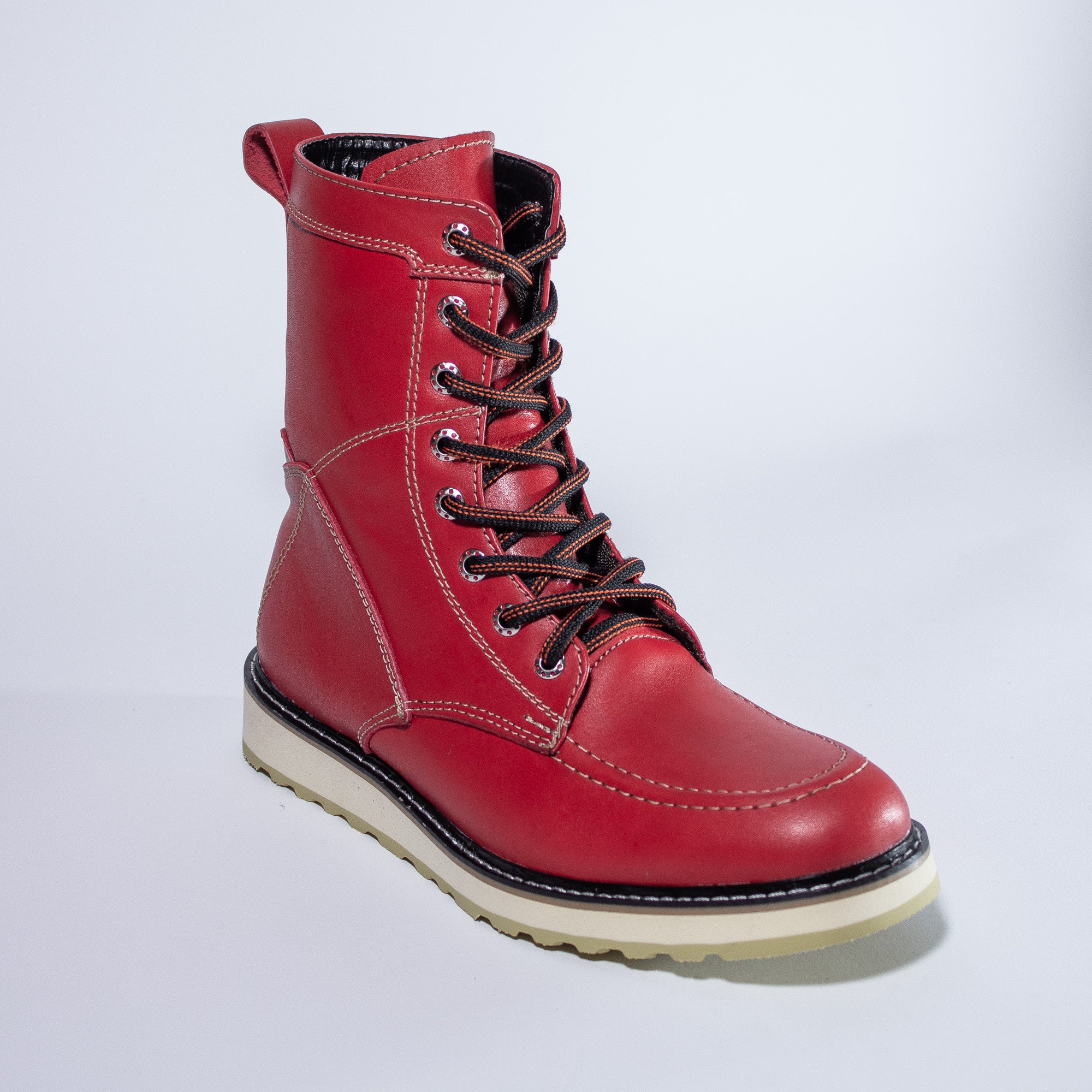 Mens red sales boots